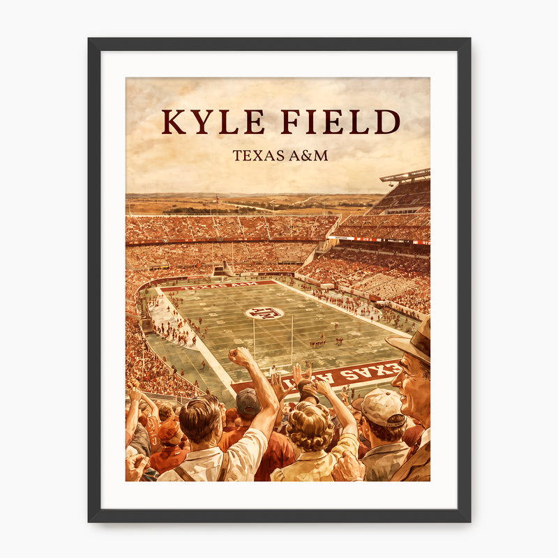 Kyle Field - Vintage Sports Poster