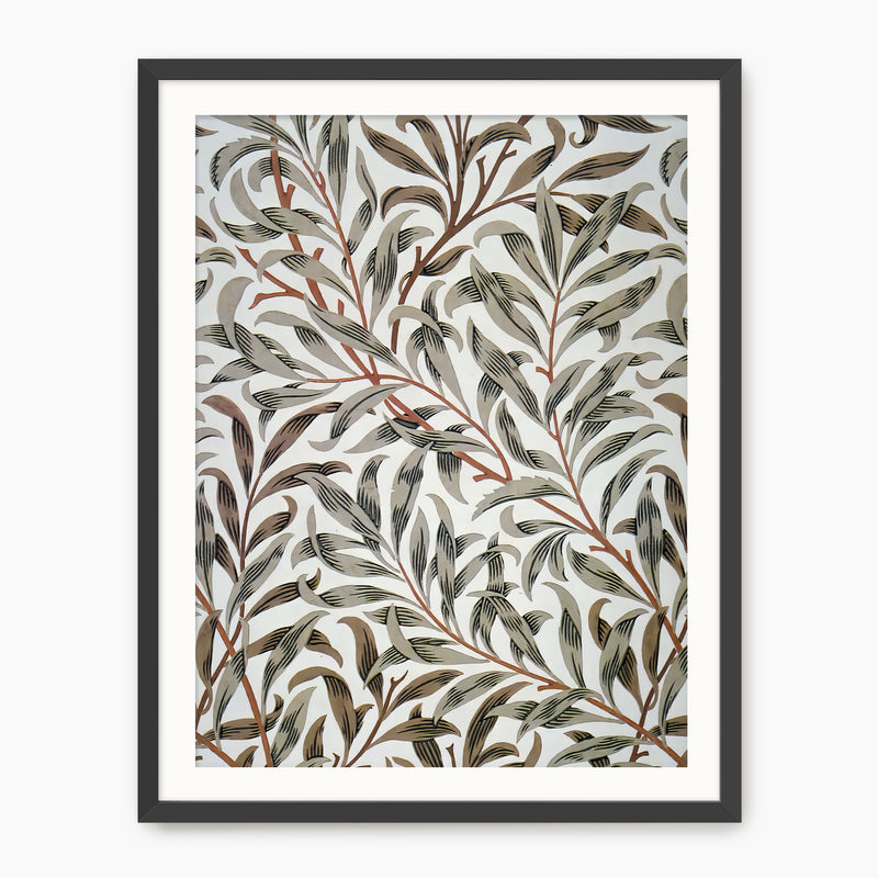 Olive Leaves Pattern Print - Sage and Rose Prints