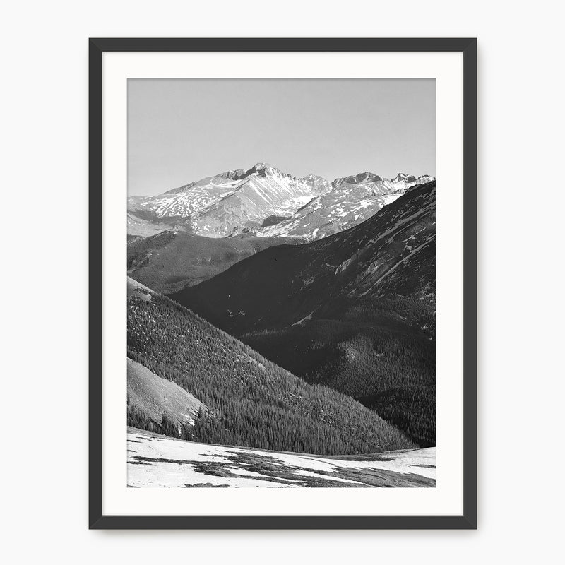 Historic Ansel Adams Black And White Photo - Sage and Rose Prints