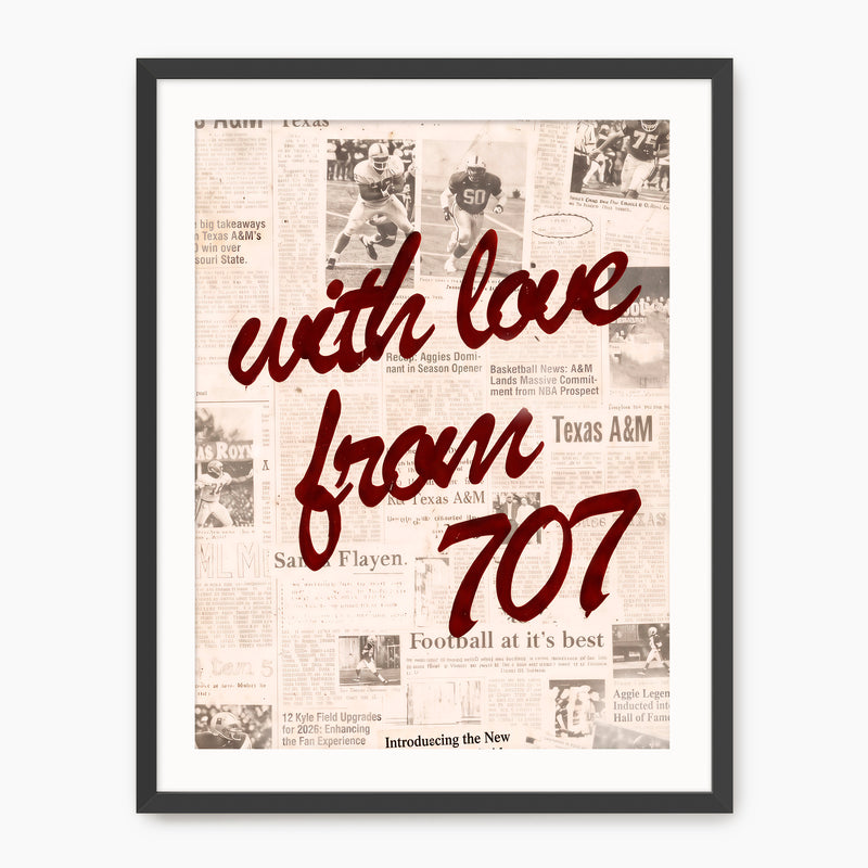 With Love from 707- Texas A&M Art
