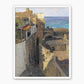 Coastal Mediterranean Village No2 - Sage and Rose Prints