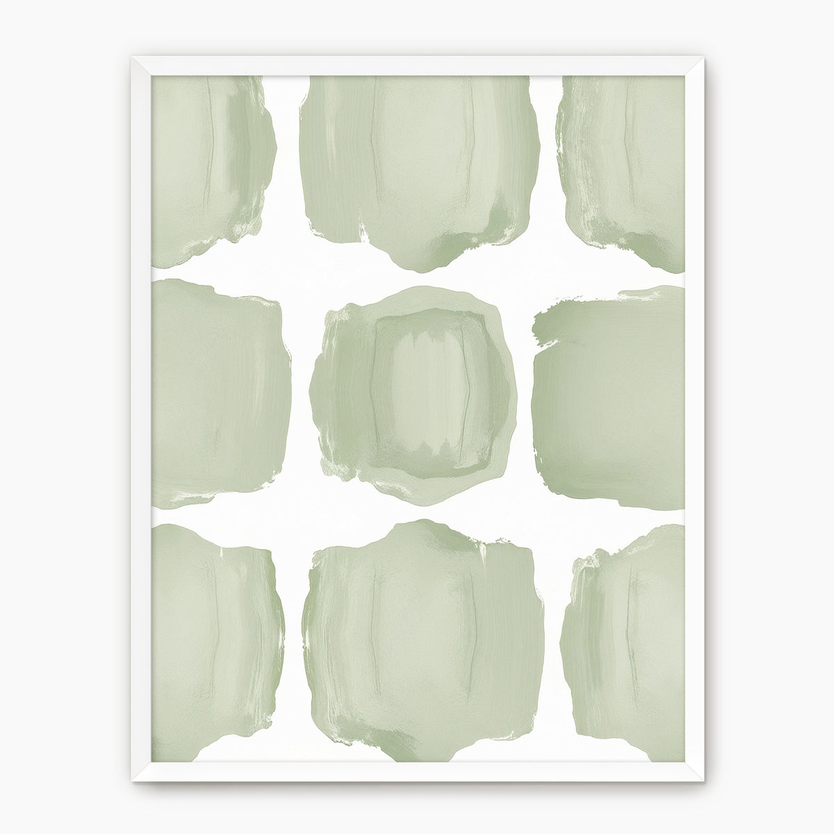 Misty Sage Pattern Print - Sage and Rose Prints