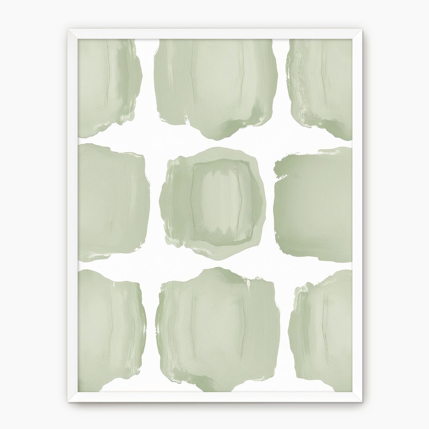 Misty Sage Pattern Print - Sage and Rose Prints