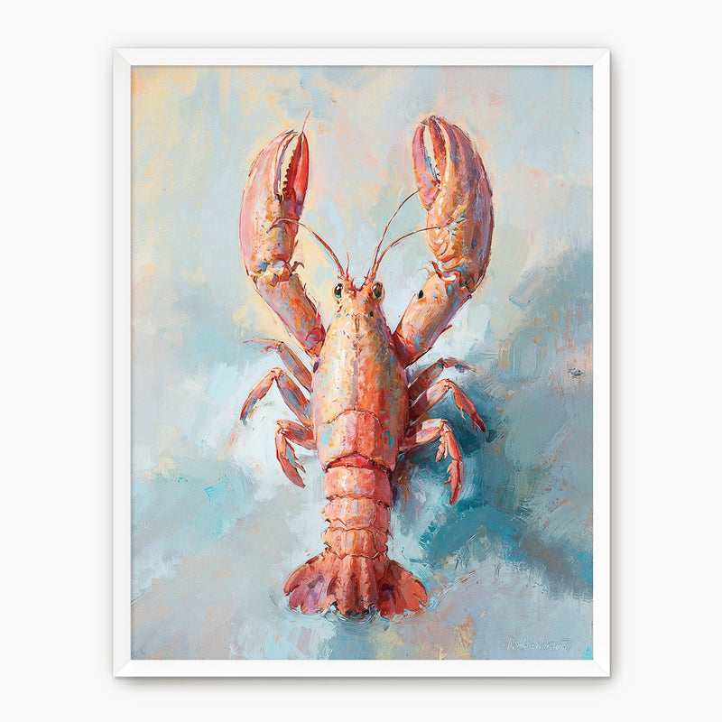 Lobster Oil Painting Print - Sage and Rose Prints