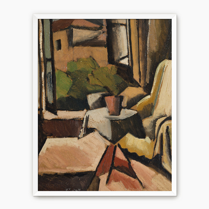 Cubist Living Room Prints - Sage and Rose Prints