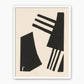Black and White Shapes Art Print - Sage and Rose Prints