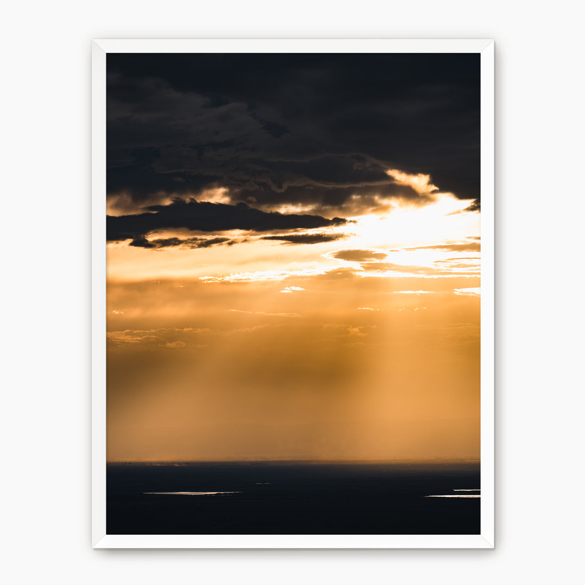 Vibrant Orange and Yellow Rays Photography - Sage and Rose Prints