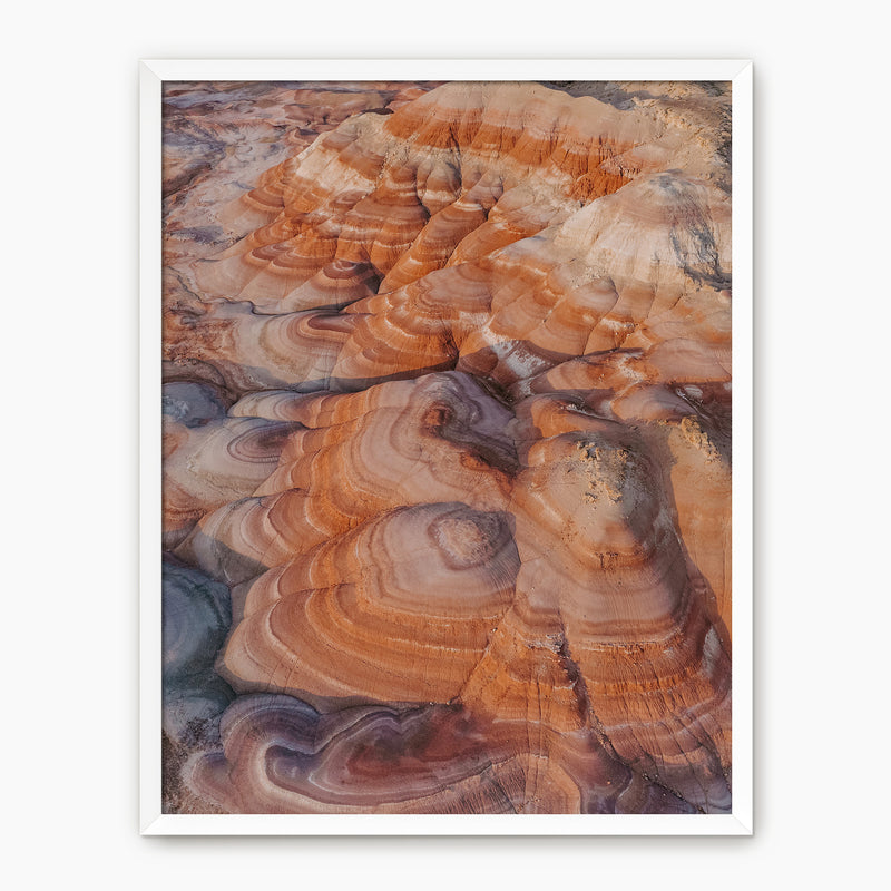 Rainbow Desert Mountains - Sage and Rose Prints