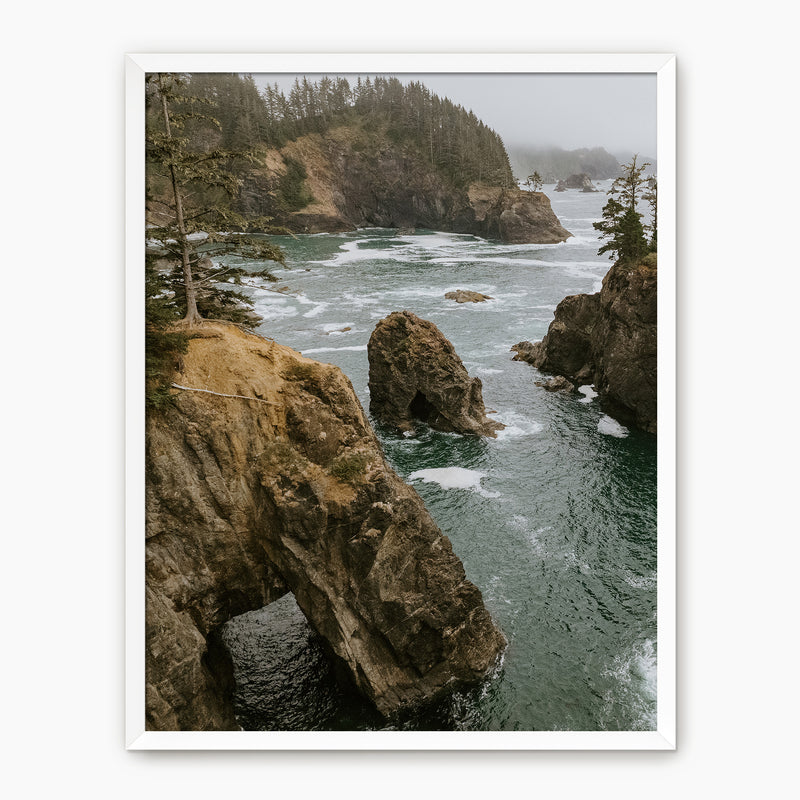 The Corridor Seaside Cliffs - Sage and Rose Prints
