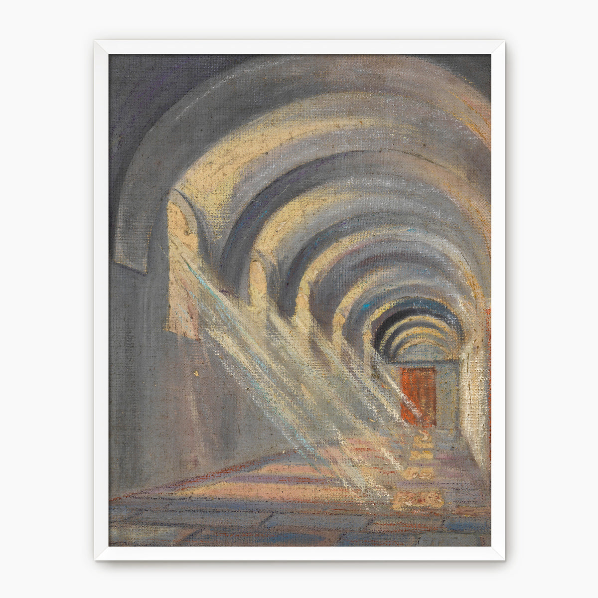 Slate Blue Hallway - Sage and Rose Prints