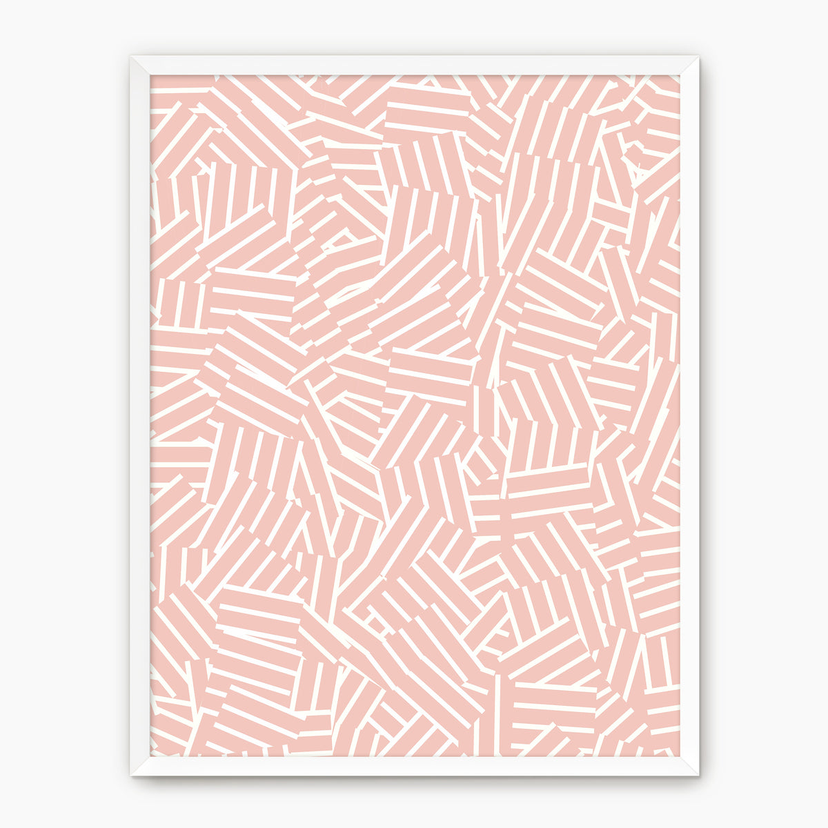Maximalist Hash Pattern Print - Sage and Rose Prints