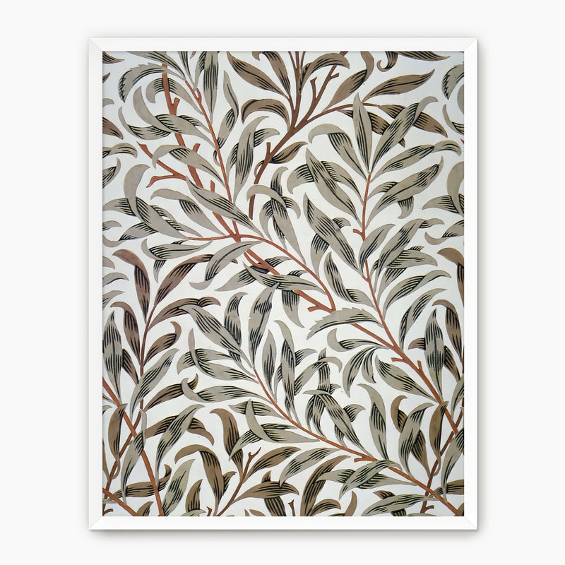 Olive Leaves Pattern Print - Sage and Rose Prints