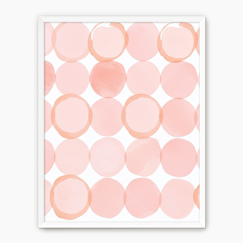 Dusty Rose Lattice Print - Sage and Rose Prints