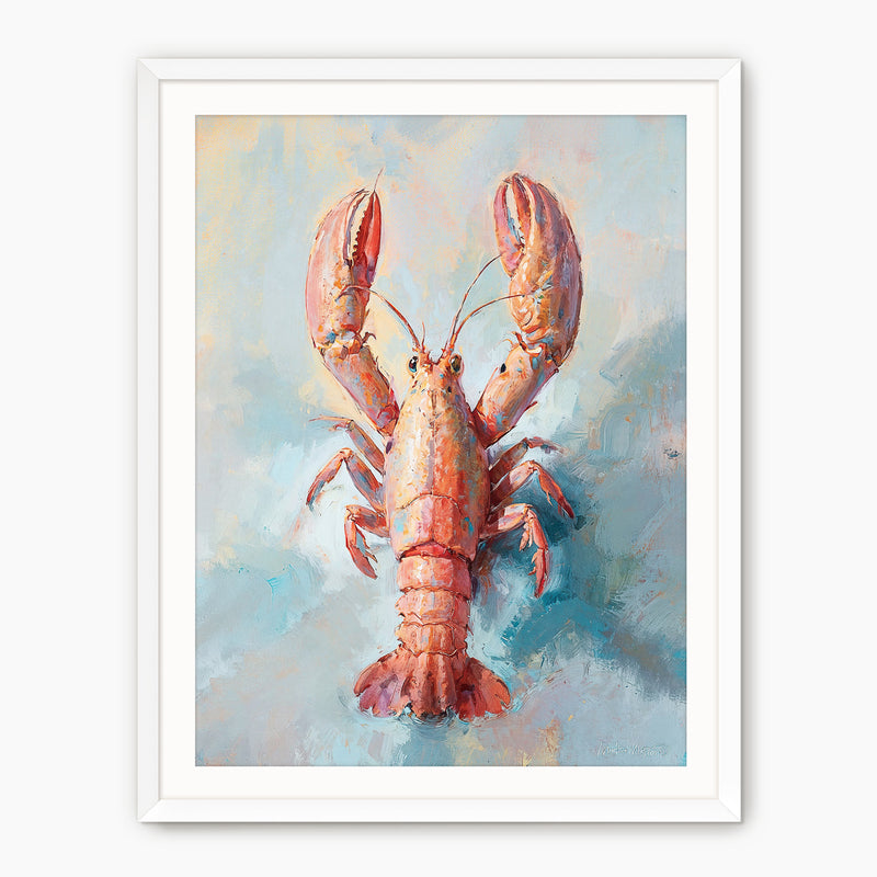 Lobster Oil Painting Print - Sage and Rose Prints