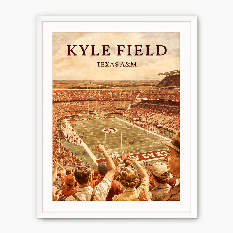 Kyle Field - Vintage Sports Poster