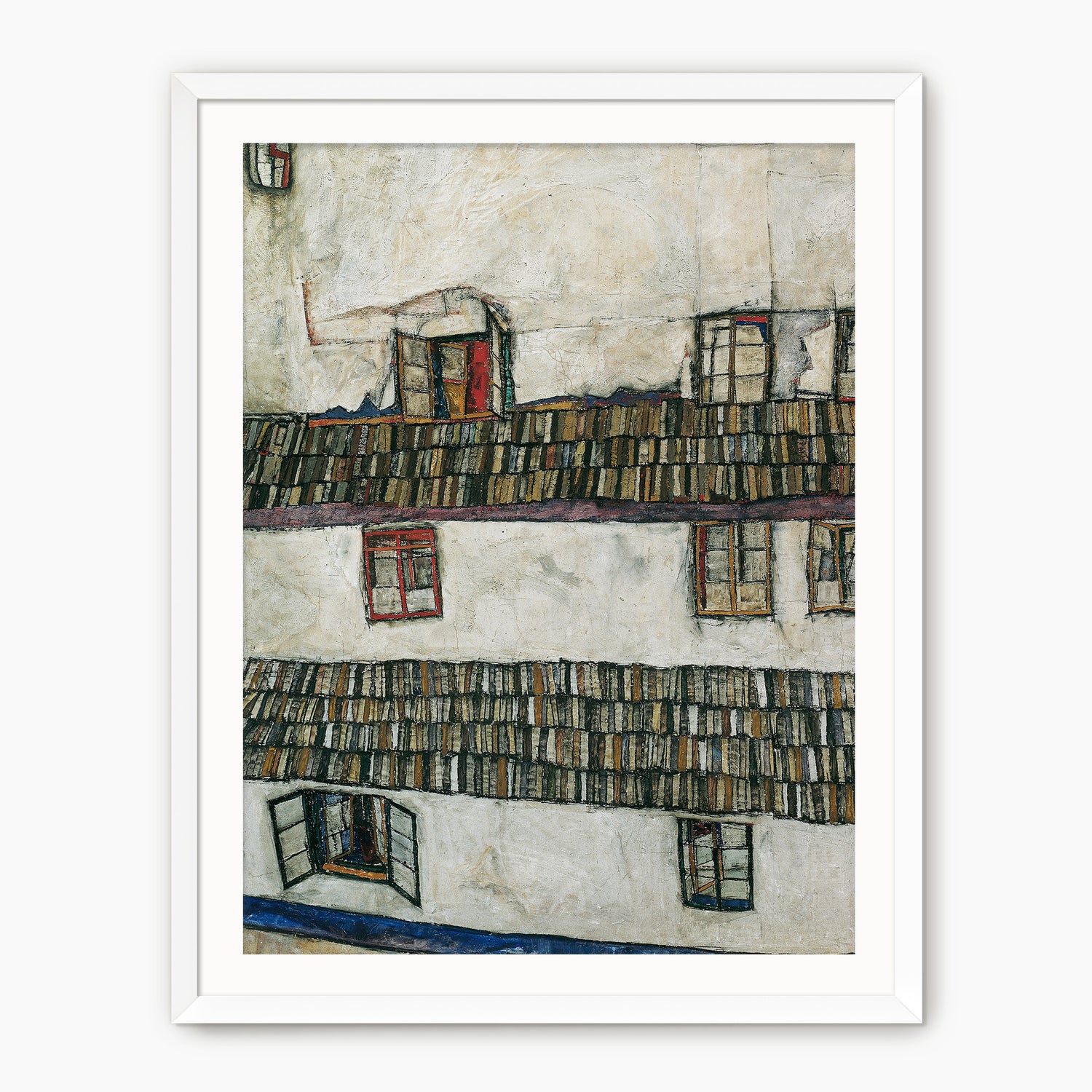 Organic Minimal Geometric House No2 - Sage and Rose Prints
