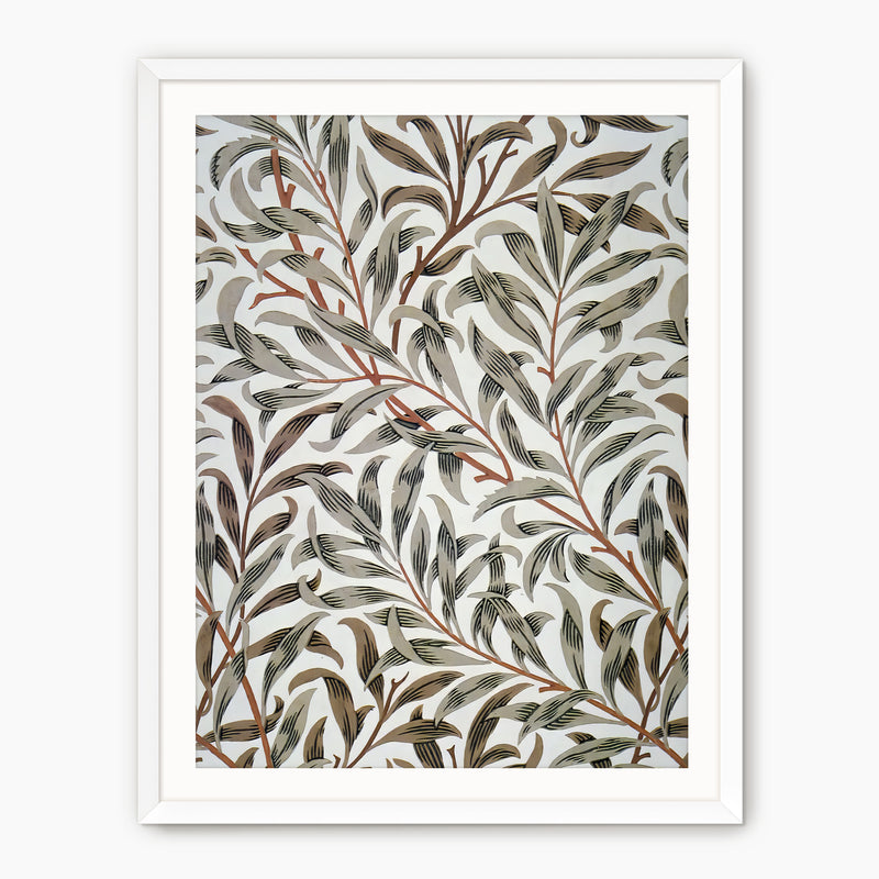 Olive Leaves Pattern Print - Sage and Rose Prints