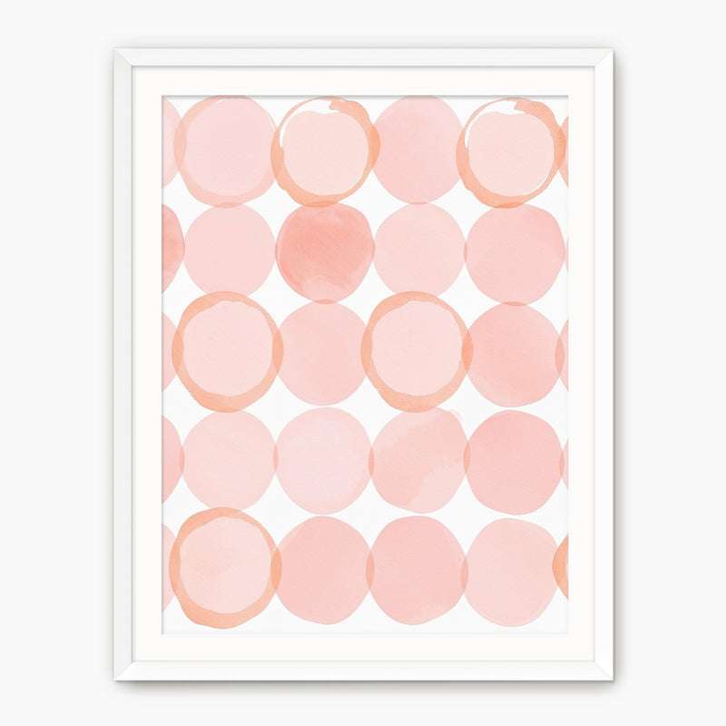 Dusty Rose Lattice Print - Sage and Rose Prints