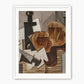 Cubist Still Life - Sage and Rose Prints