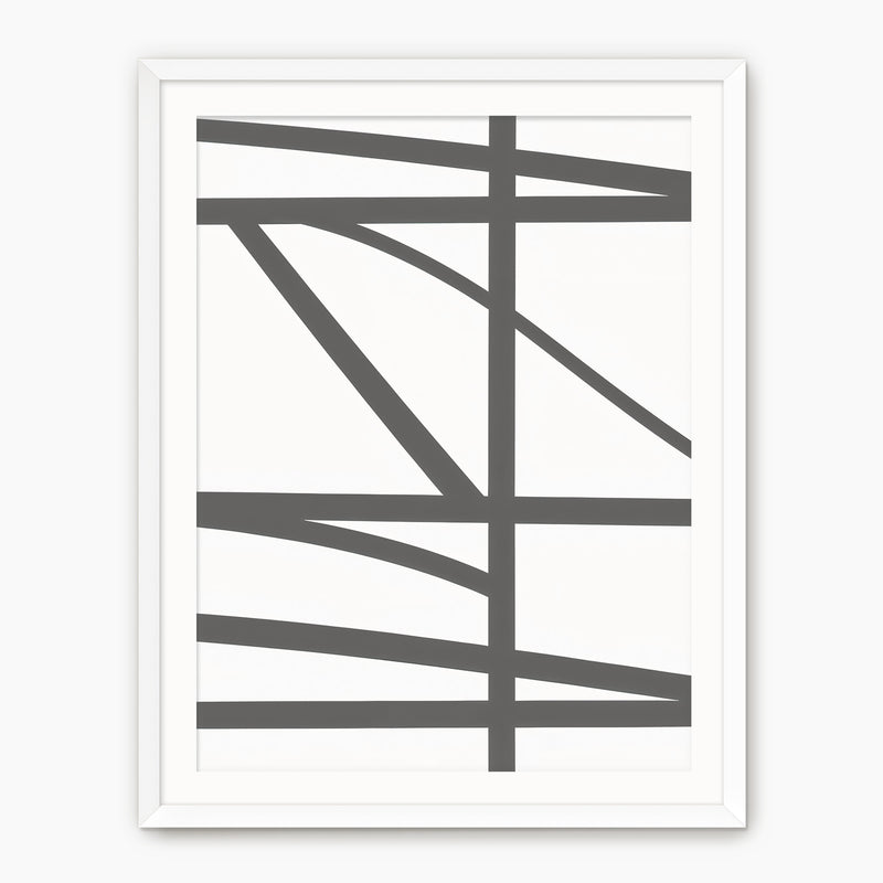 Minimalist Dove Grey Print - Sage and Rose Prints