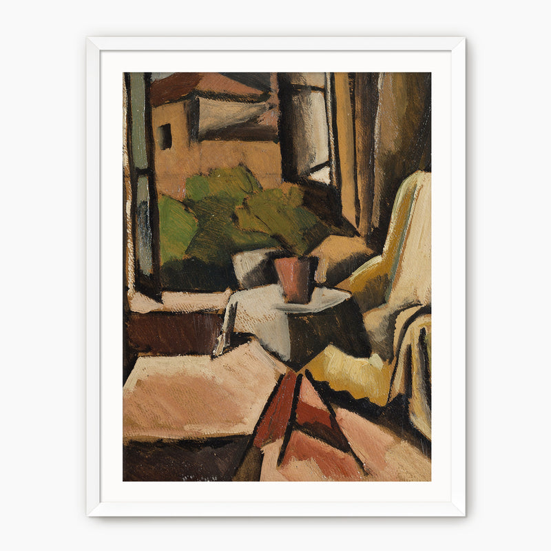 Cubist Living Room Prints - Sage and Rose Prints