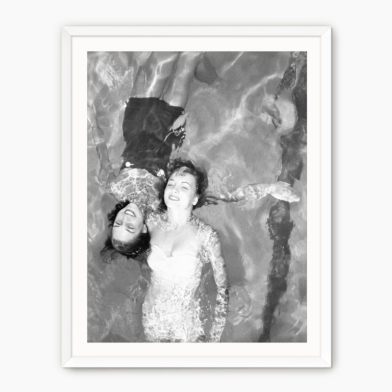 Women Swimming Vintage Photo No1 - Sage and Rose Prints