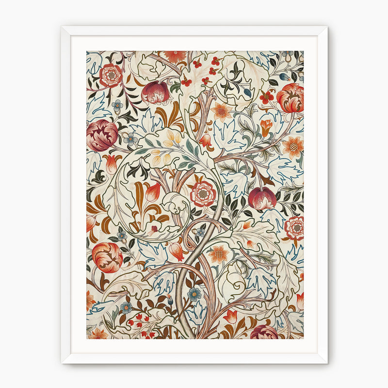 Burgundy and Sage Art Deco Print - Sage and Rose Prints