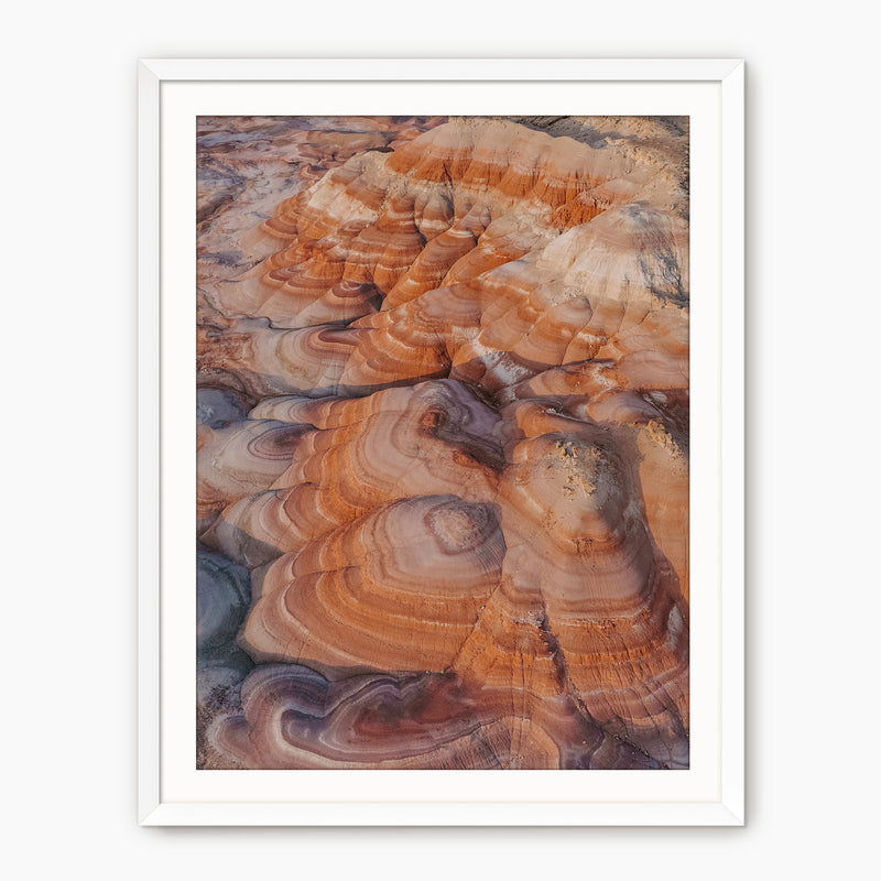 Rainbow Desert Mountains - Sage and Rose Prints