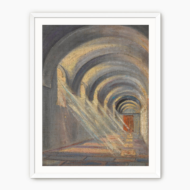 Slate Blue Hallway - Sage and Rose Prints