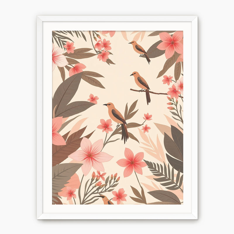 Boho Blush Paradise Print - Sage and Rose Prints