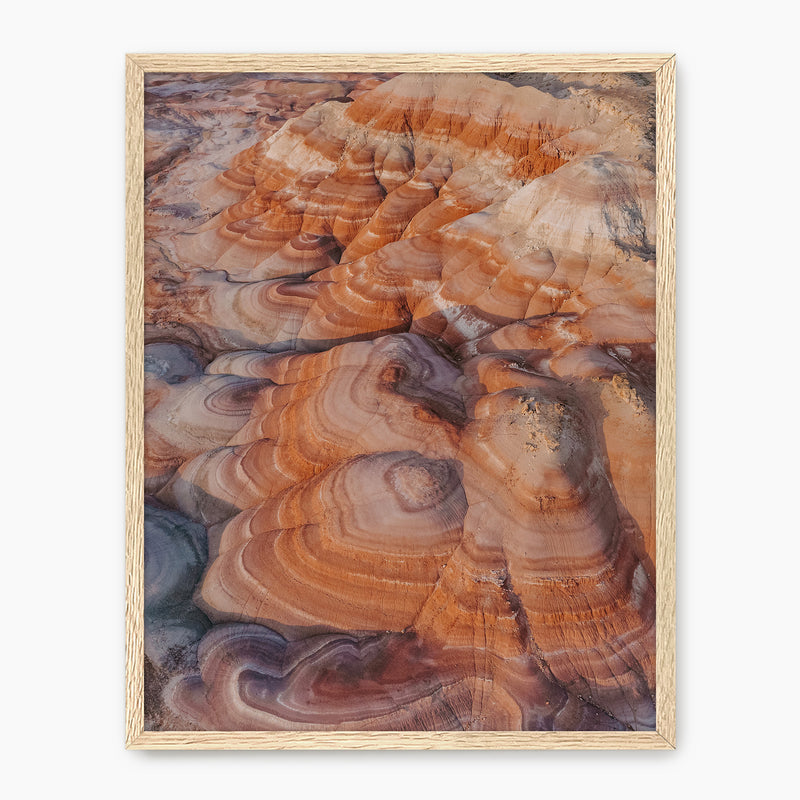 Rainbow Desert Mountains - Sage and Rose Prints