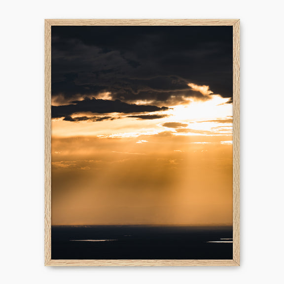Vibrant Orange and Yellow Rays Photography - Sage and Rose Prints