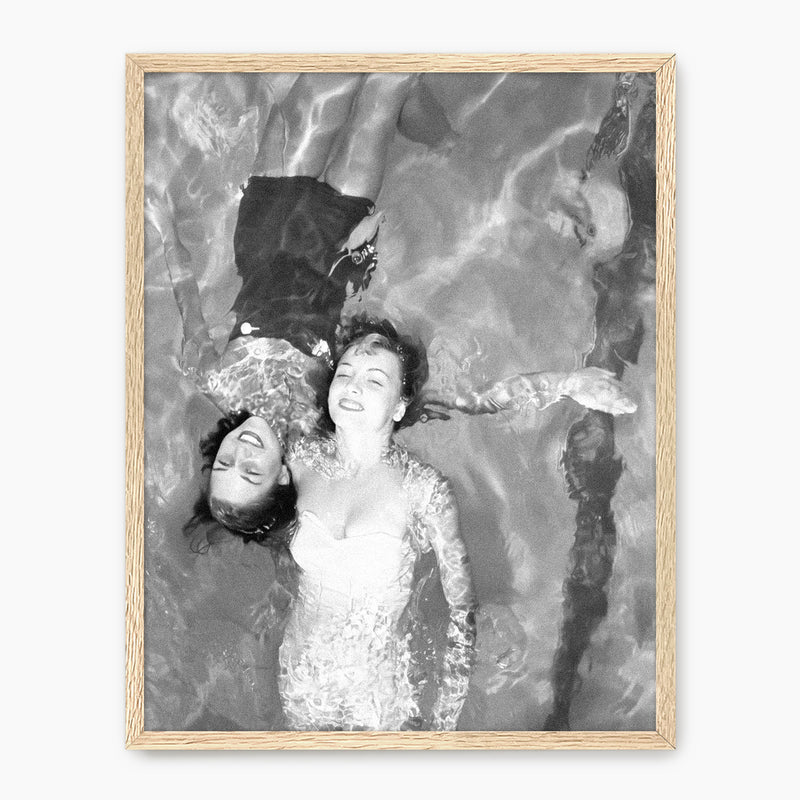 Women Swimming Vintage Photo No1 - Sage and Rose Prints