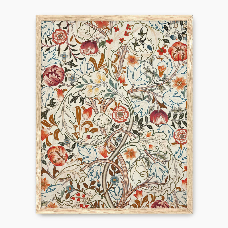 Burgundy and Sage Art Deco Print - Sage and Rose Prints