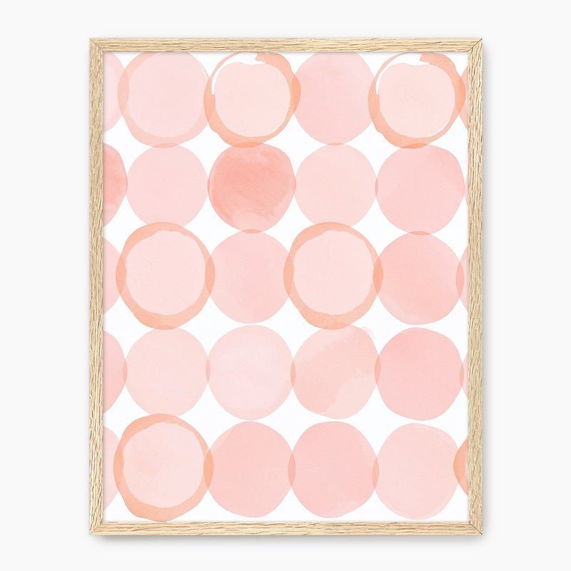 Dusty Rose Lattice Print - Sage and Rose Prints