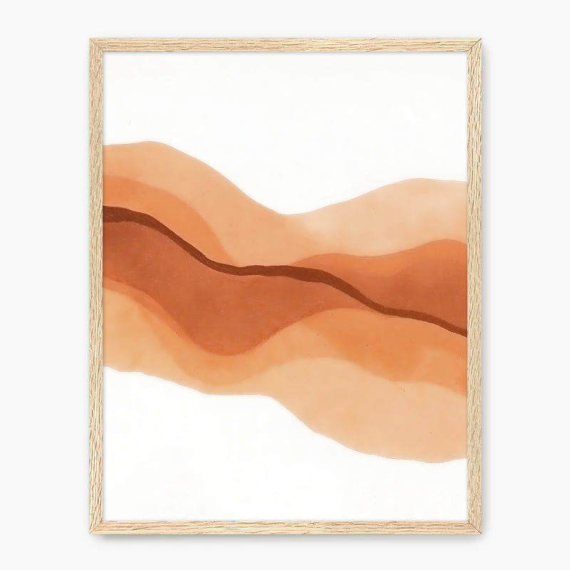 Earthy Wabi Sabi Print - Sage and Rose Prints