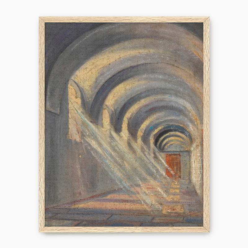 Slate Blue Hallway - Sage and Rose Prints