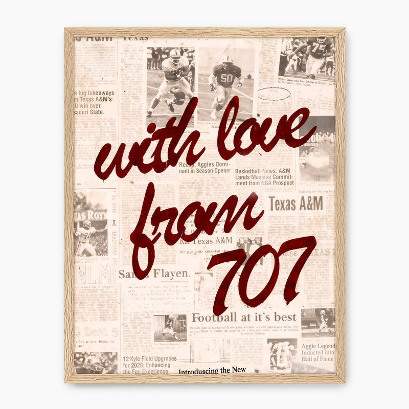 With Love from 707- Texas A&M Art
