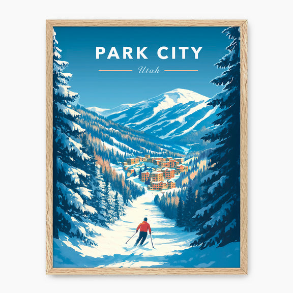 Park City Travel Poster Gallery - Sage and Rose Prints
