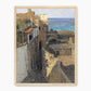 Coastal Mediterranean Village No2 - Sage and Rose Prints