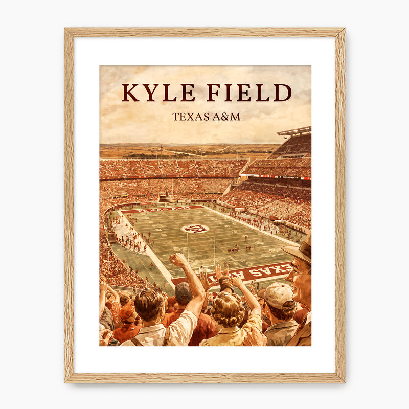 Kyle Field - Vintage Sports Poster