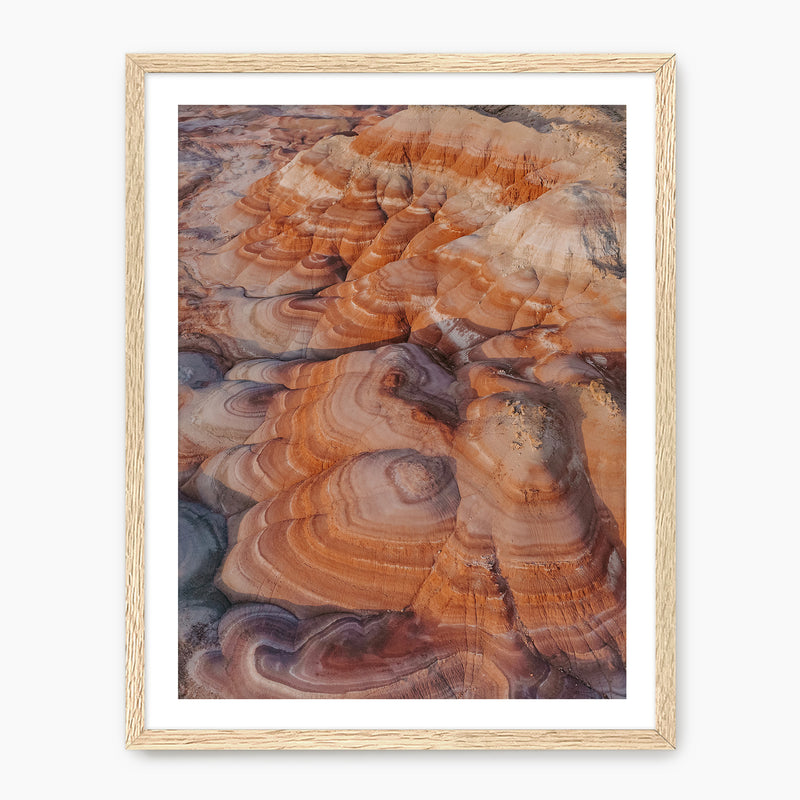 Rainbow Desert Mountains - Sage and Rose Prints