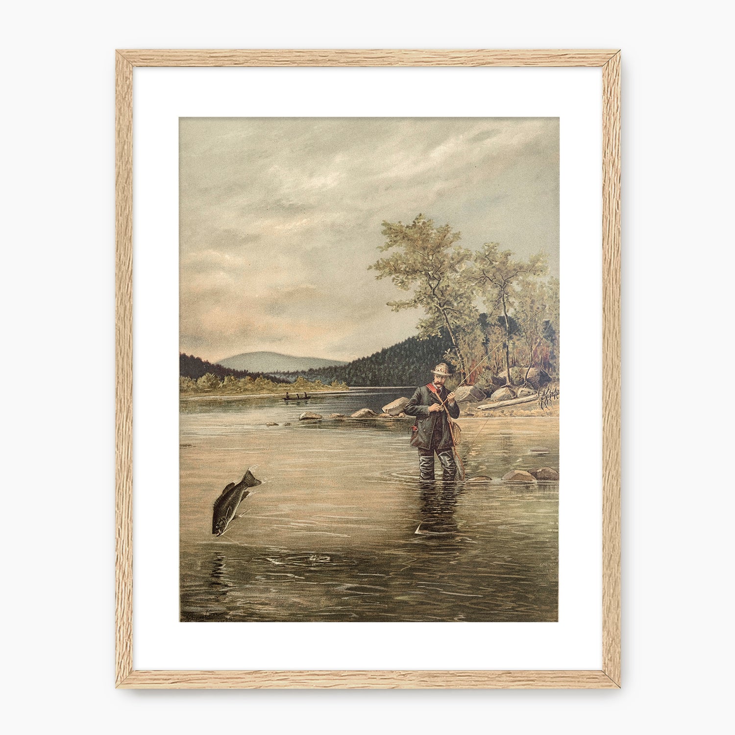 Fly Fishing - Historic Print