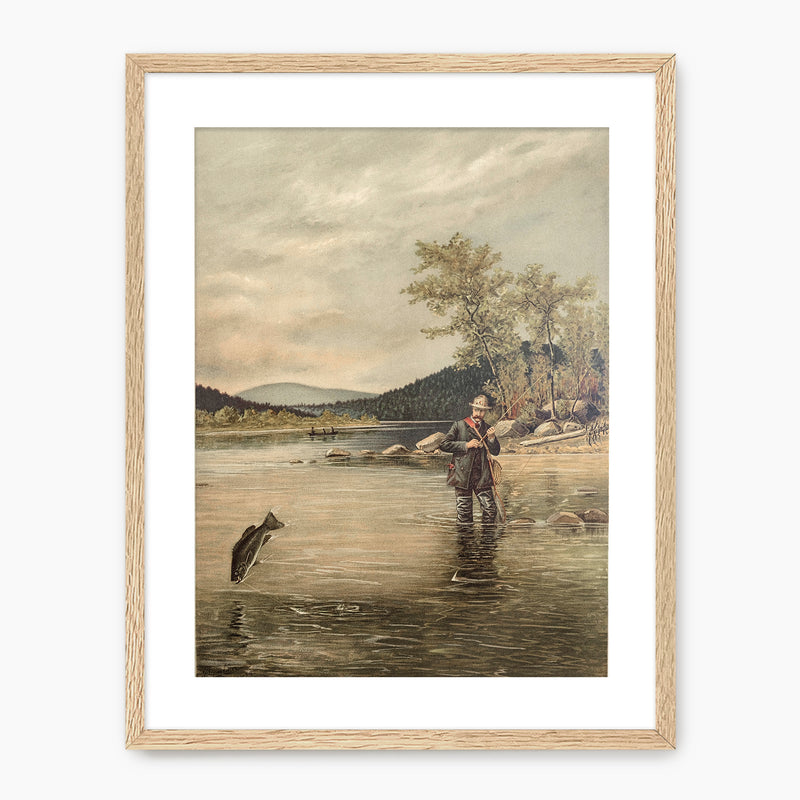 Fly Fishing - Historic Print