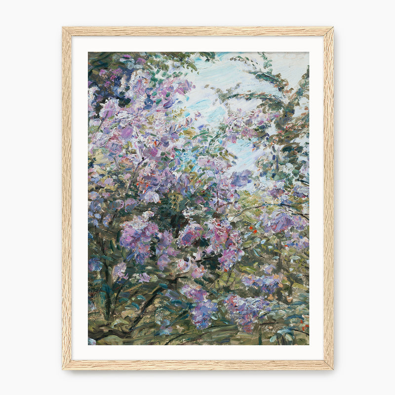 Impressionist Purple Flowers Print - Sage and Rose Prints