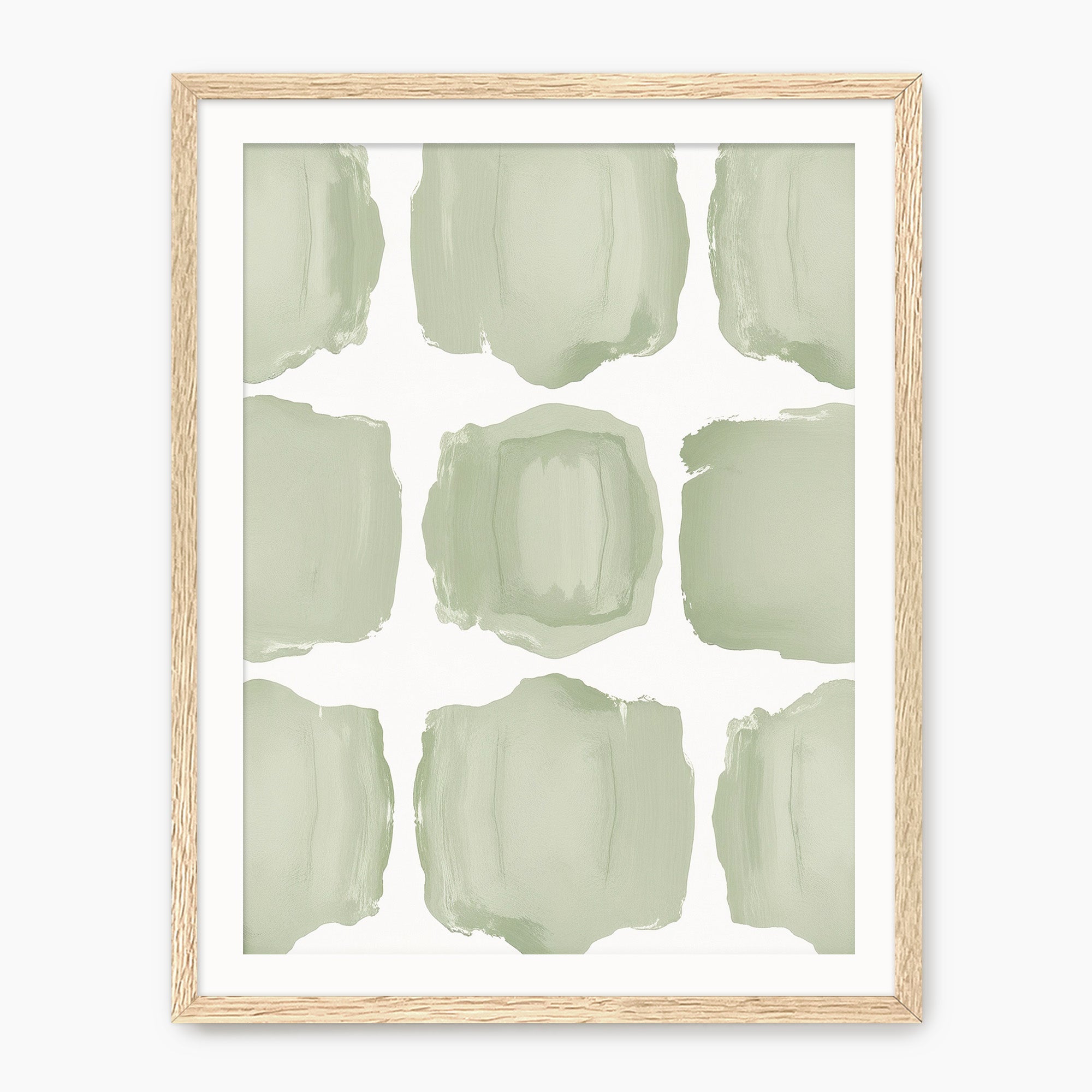 Misty Sage Pattern Print - Sage and Rose Prints