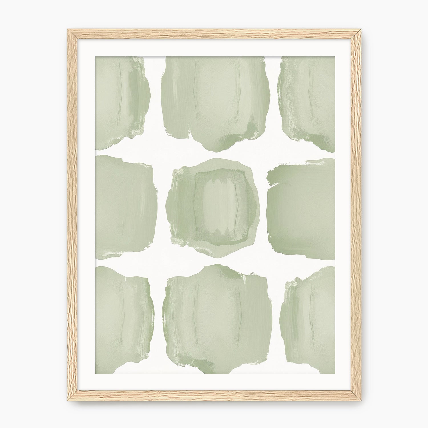 Misty Sage Pattern Print - Sage and Rose Prints