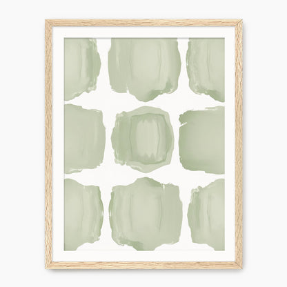 Misty Sage Pattern Print - Sage and Rose Prints