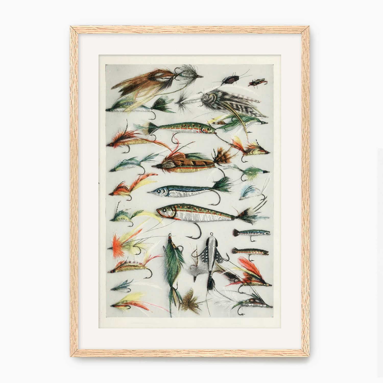Vintage Fishing Lures Art Print - Sage and Rose Prints