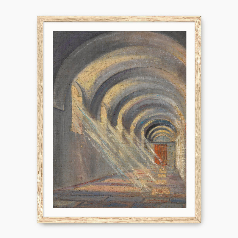 Slate Blue Hallway - Sage and Rose Prints